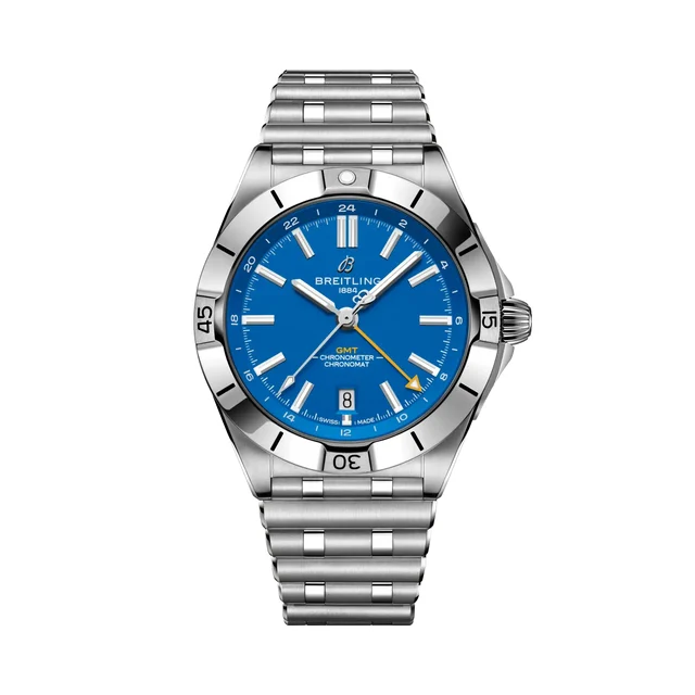 Breitling Chronomat Automatic GMT 40 NFL Los Angeles Chargers Edition A32398C41C1A1 kol sa