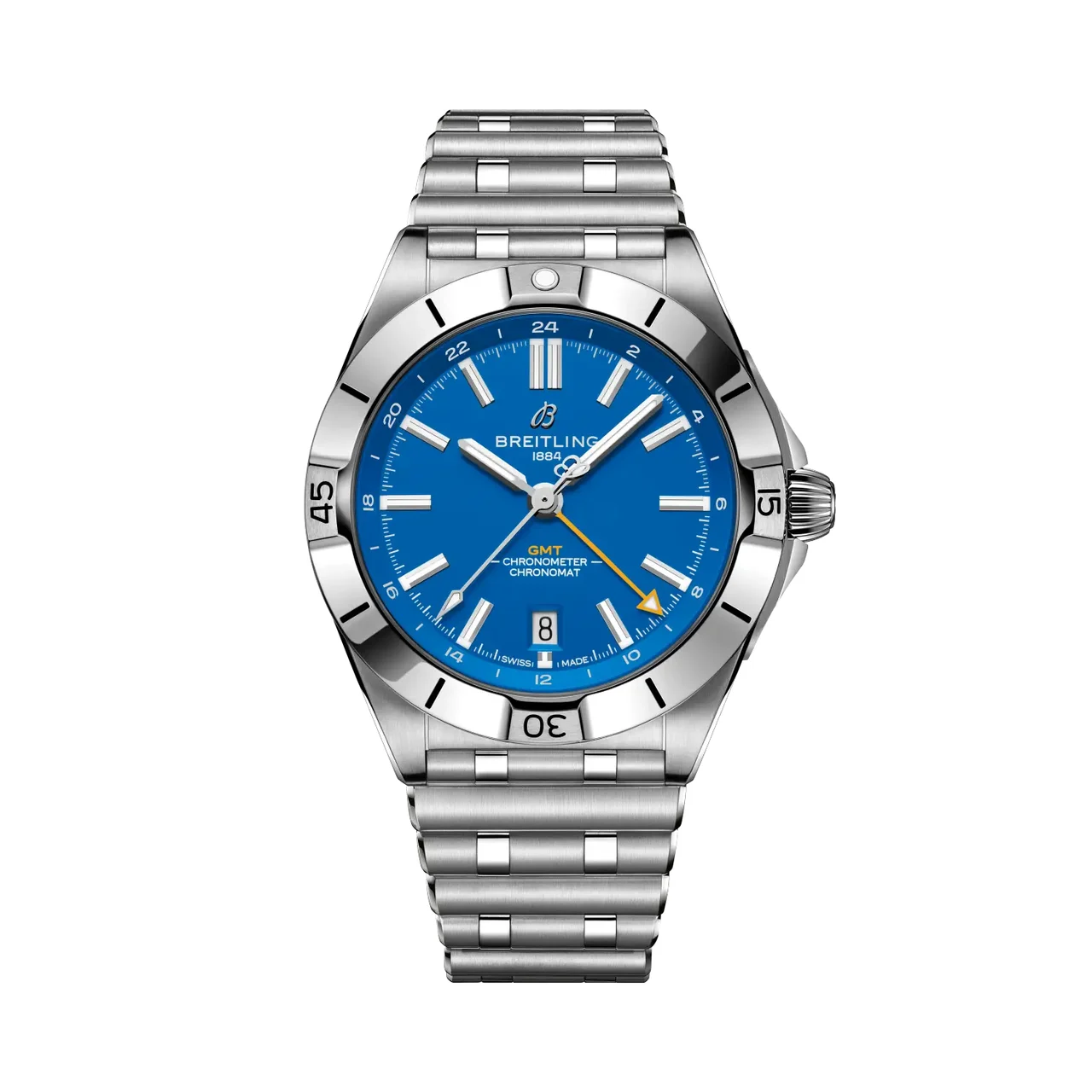 Breitling Chronomat Automatic GMT 40 NFL Los Angeles Chargers Edition A32398C41C1A1 40 mm kol saati