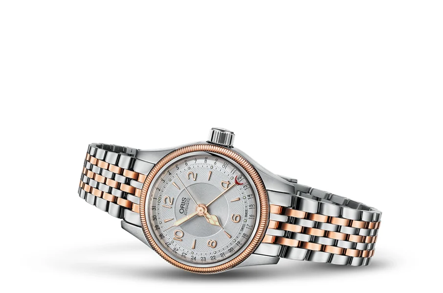 Oris Big Crown Original Pointer Date 01 594 7695 4361-07 8 14 32 29 mm kol saati