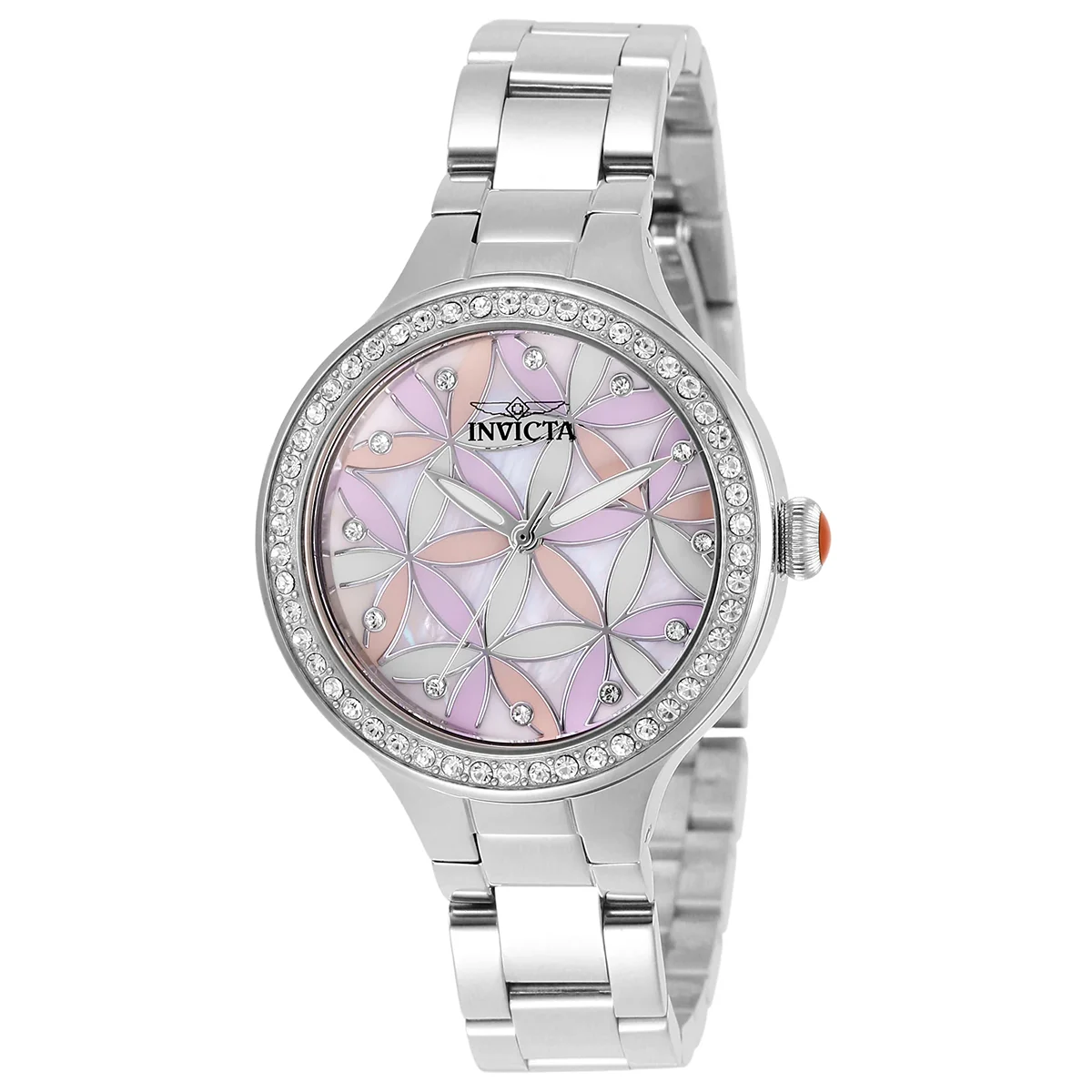Invicta Wildflower Watch w/ Mother of Pearl Dial - 34mm, Steel (28823) 34 mm kol saati