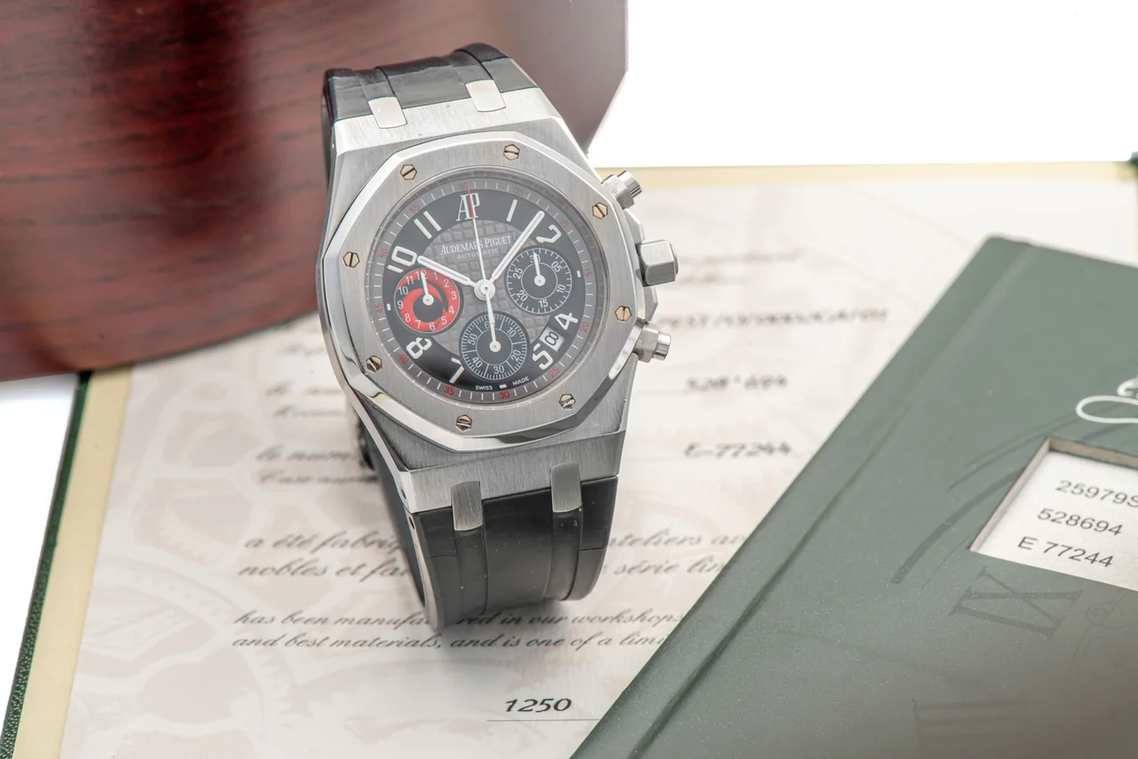 Audemars Piguet AUDEMARS PIGUET, REF. 25979, CITY OF SAILS, ALINGHI CHRONOGRAPH, STEEL kol saati