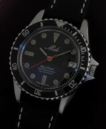 Mido Skydiver Dive Watch 37 mm kol saati