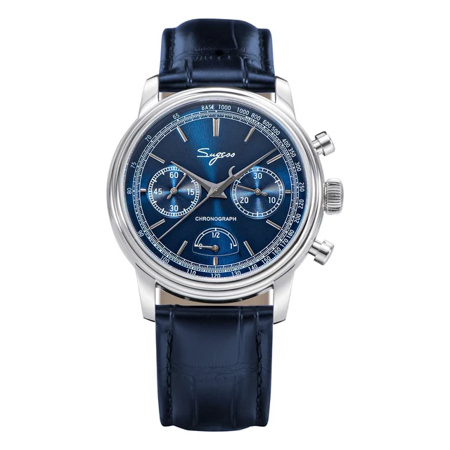 Sugess Chrono Master S438 Deep Blue Dial Power Reserve Indicator copy-of-chrono-master-su1