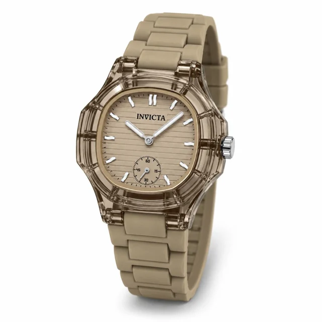 Invicta Celestial Linura Watch - 34.8mm, Khaki (70402) kol saati