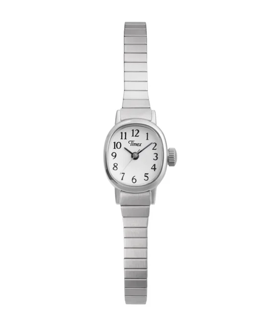 Timex Cavatina® Mini 17mm Stainless Steel Expansion Band Watch TW2Y47300 kol saati