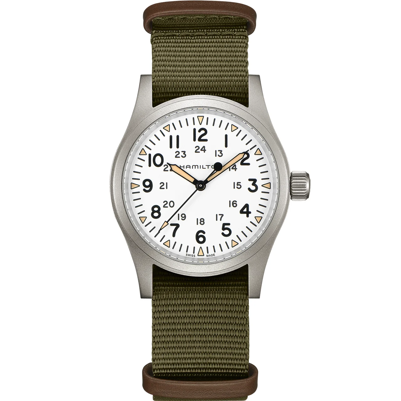 Hamilton Khaki Field Mechanical 38mm H69439411 38 mm kol saati