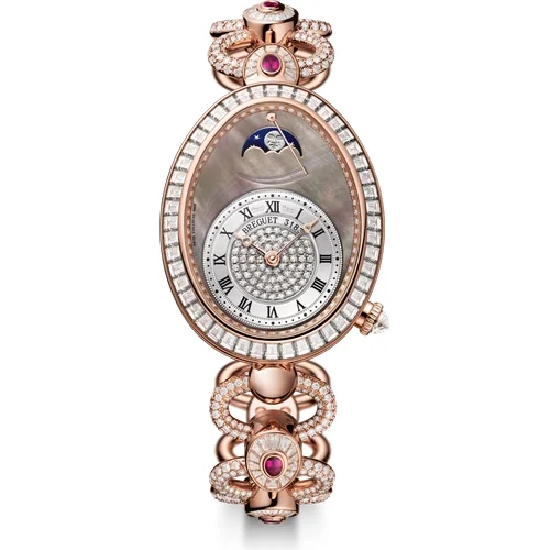 Breguet Reine de Naples Phase de Lune 8909 8909BR/8T/J29 kol saati