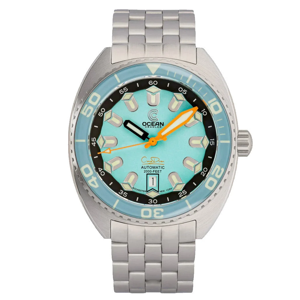 Ocean Crawler Core Diver V4 with Aqua Dial #OC-CR-V4-AQ kol saati