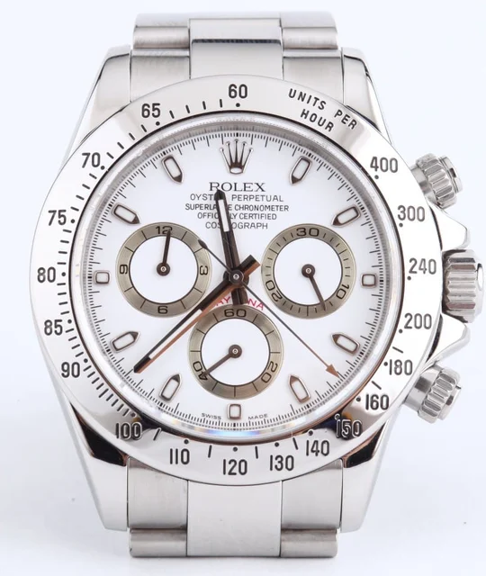 Rolex Daytona 116520 White Dial 116520WSO 40 mm kol saati