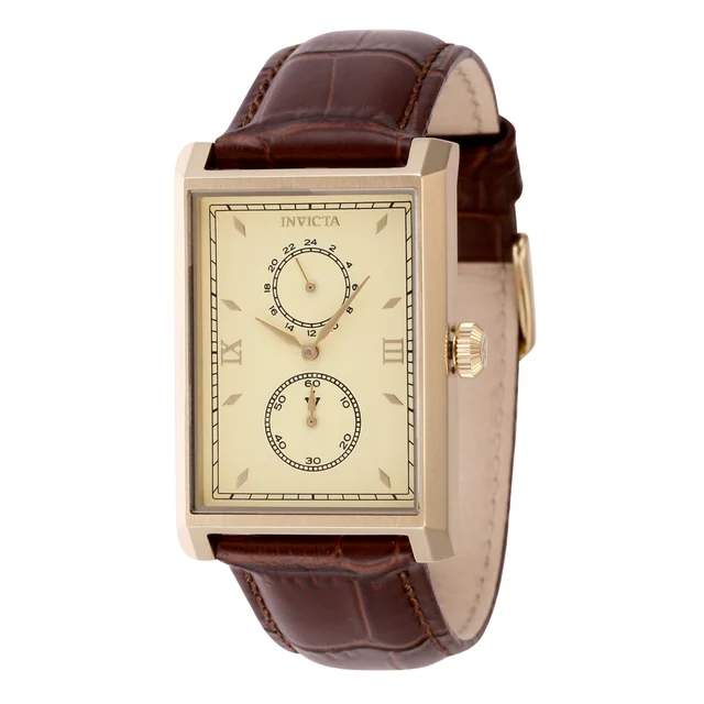 Invicta Vintage Heirgraf Watch - 30mm. Dark Brown (46859) kol saati
