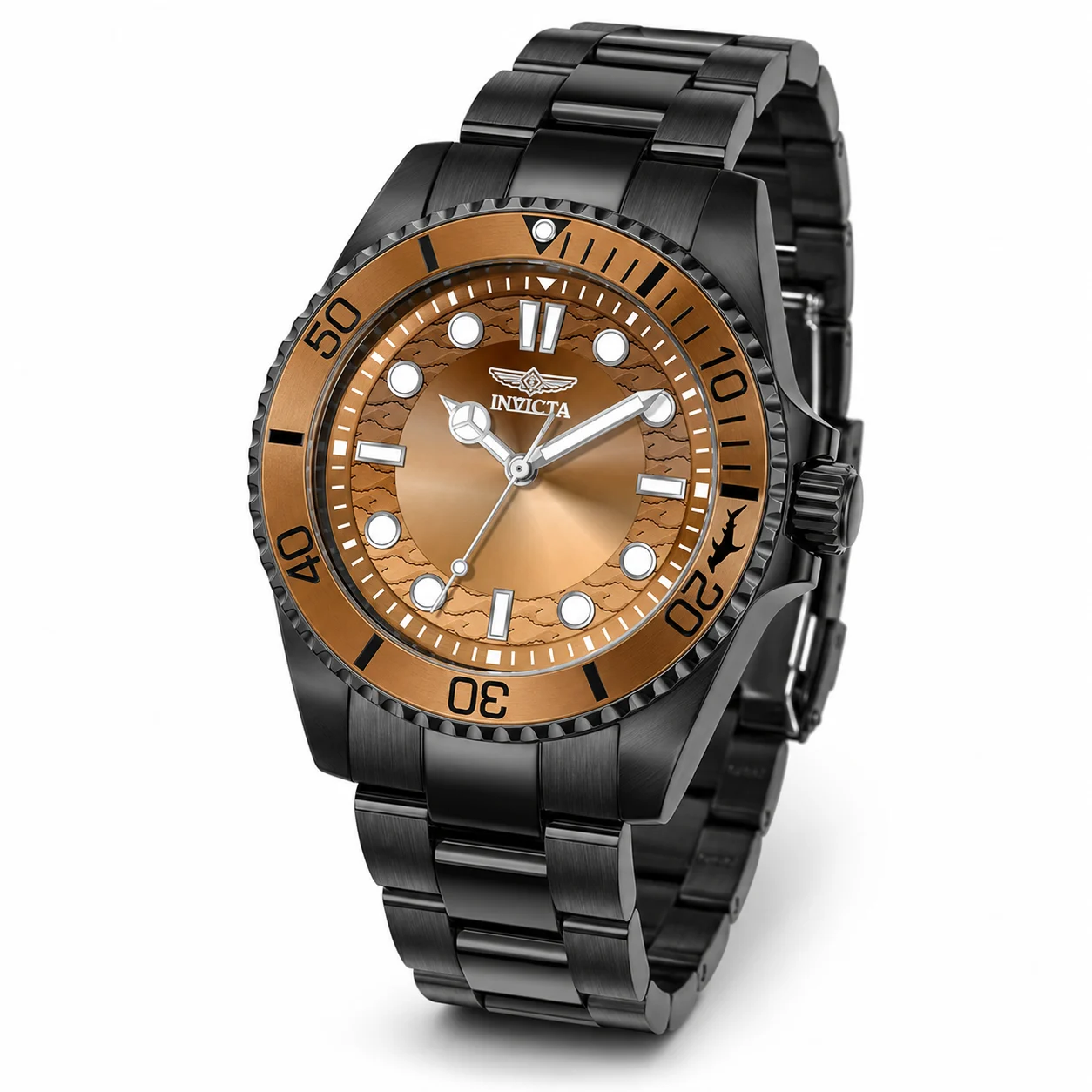 Invicta Pro Diver Kromatyk Watch - 43mm, Black (50972) 43 mm kol saati