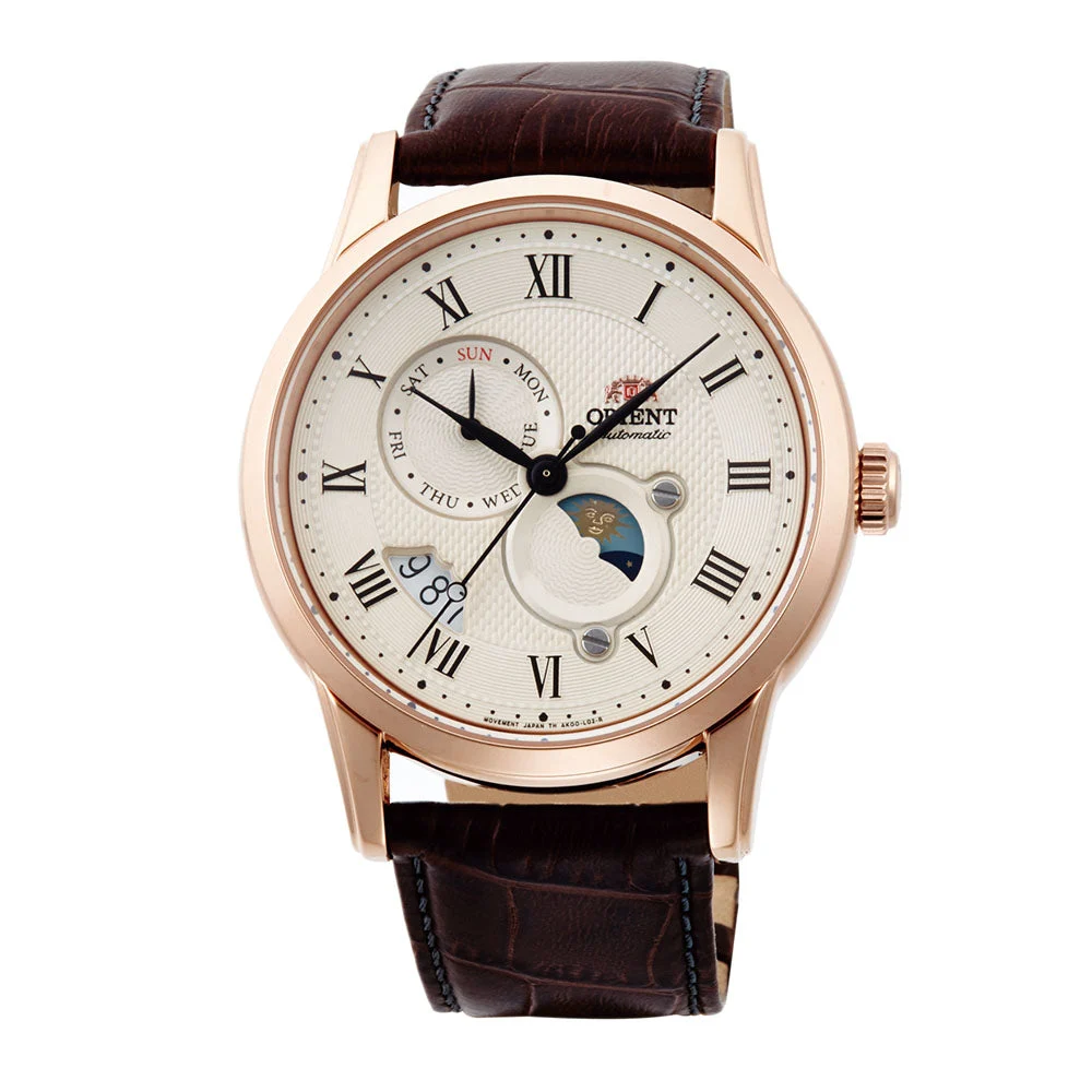 Orient Sun & Moon OR-RA-AK0007S10B 43 mm kol saati