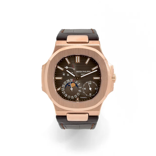 Patek Philippe PATEK PHILIPPE, REF. 5712R, NAUTILUS, RETAILED BY TIFFANY & CO, PINK GOLD k