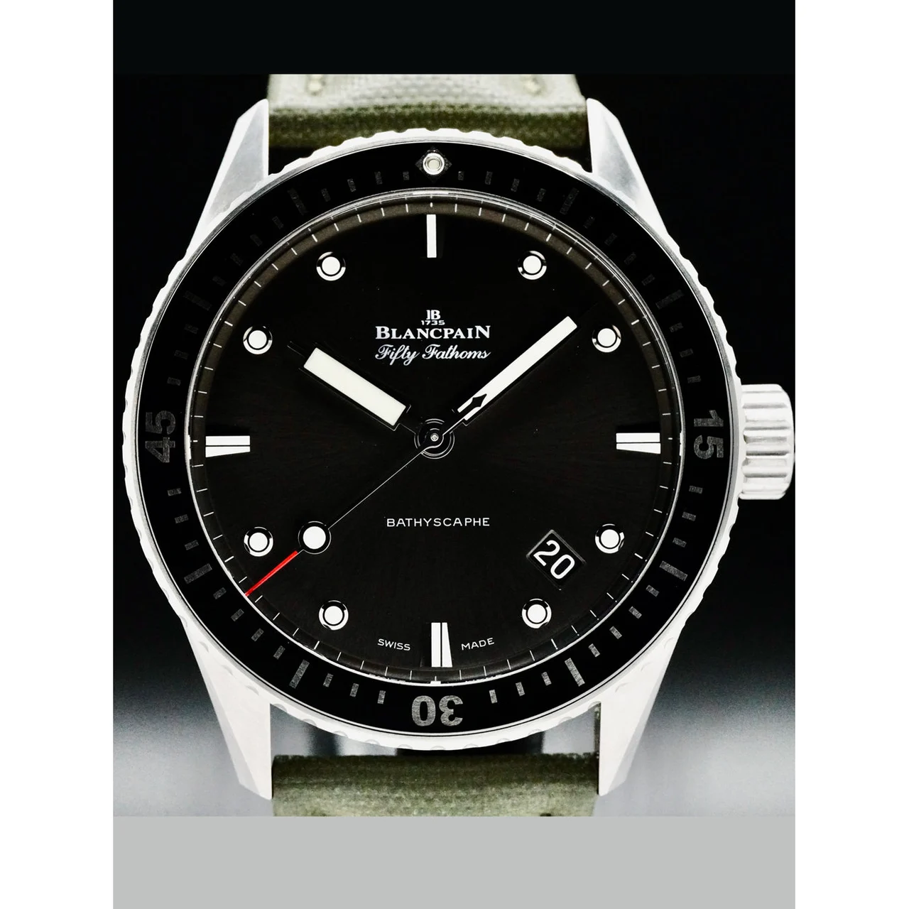 Blancpain Fifty Fathoms Bathyscaphe 210000058380 43 mm kol saati
