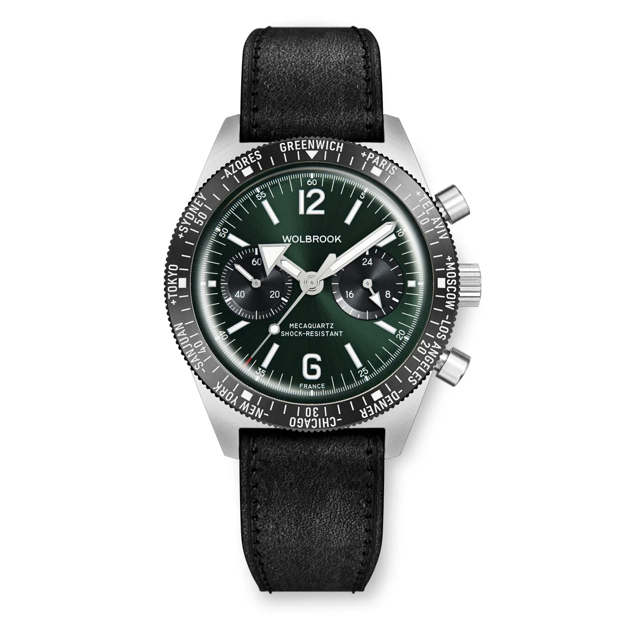 Wolbrook 24-SWCM-265-LR3-BLK-X15 48 mm kol saati