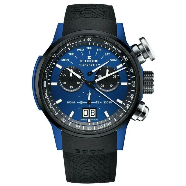 EDOX Chronorally ED38001-TINBU1-BUIB1 kol saati