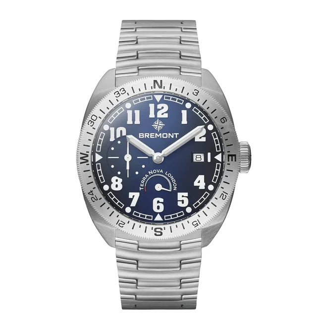 Bremont Terra Nova TN40-PWR-SS-BL-B kol saati