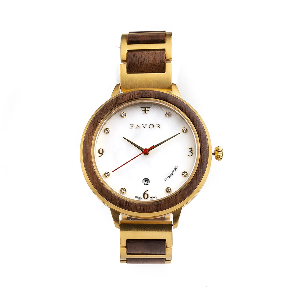 Favor Pearl Gold 40 mm kol saati