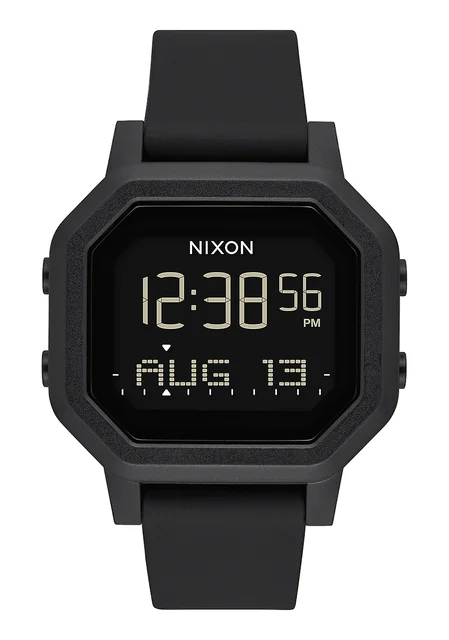 Nixon US Siren - All Black A1311-001-00 kol saati