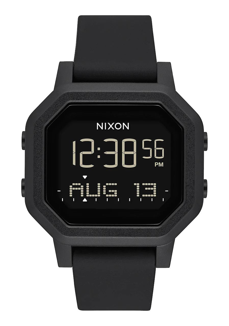 Nixon US Siren - All Black A1311-001-00 38 mm kol saati