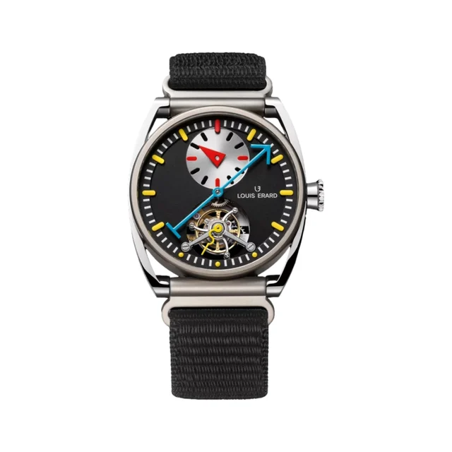Louis Erard Excellence Le Régulateur Tourbillon x Alain Silberstein Black 89356TT02.BTT82