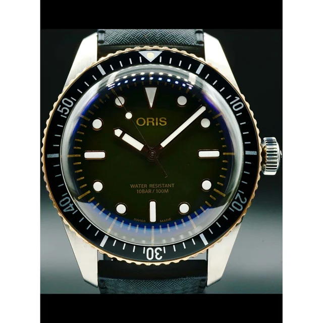 Oris Divers Sixty-Five Green 01 733 7707 4387-07 5 20 45 210000030999 kol saati