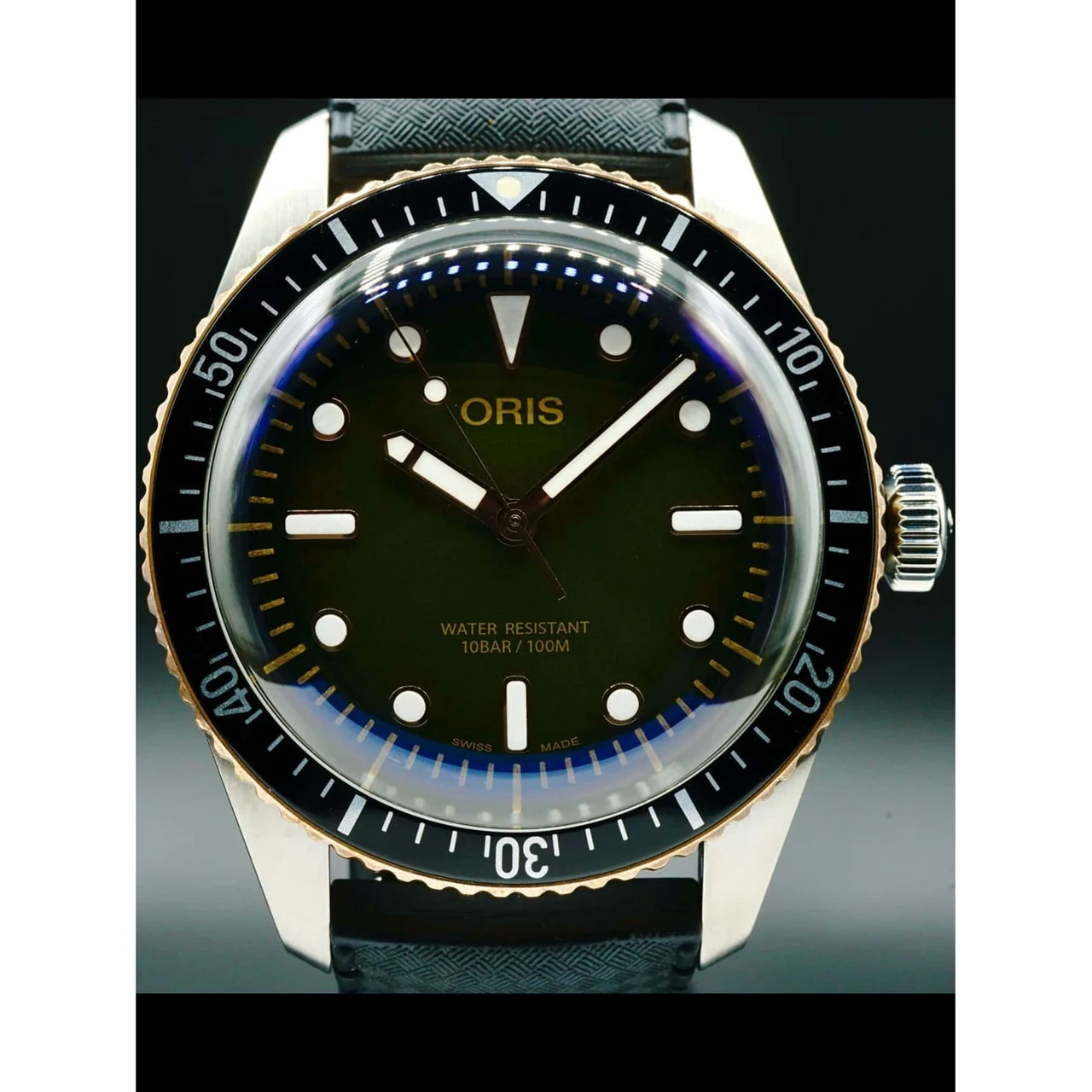 Oris Divers Sixty-Five Green 01 733 7707 4387-07 5 20 45 210000030999 40 mm kol saati