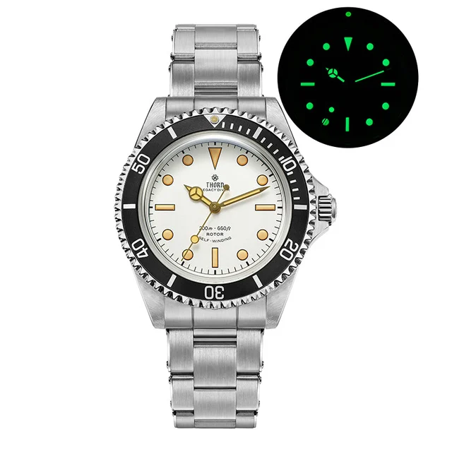 THORN Vintage Sub Diver Watch V2 西流-T023-蓝盘-850 kol saati
