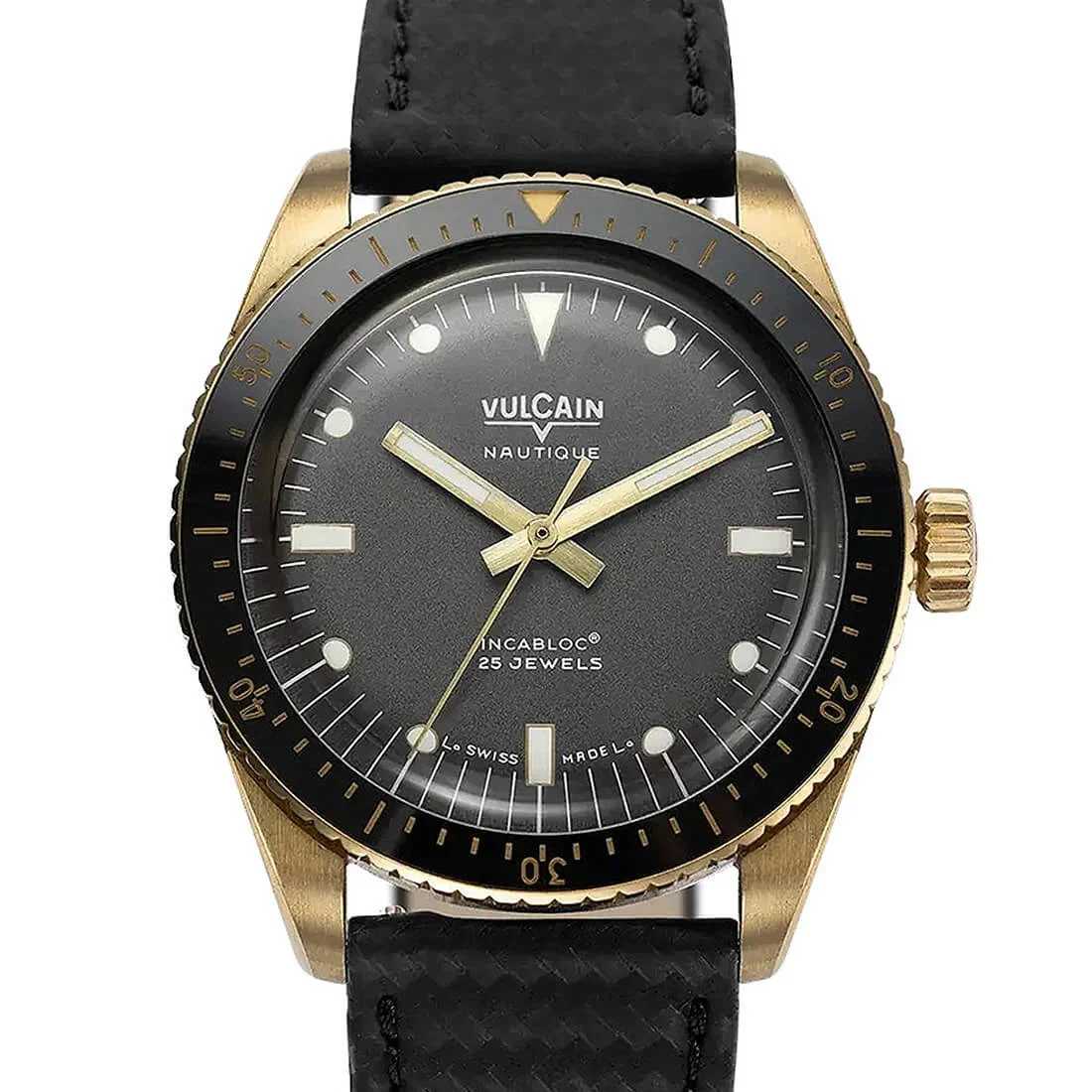 Vulcain Skindiver Nautique 42911 38 mm kol saati