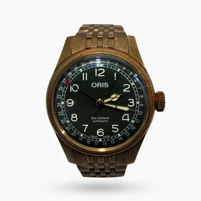 Oris Big Crown Bronze Pointer Date , Bronz ORIS-Ref:754-7741-3167 Big Crown Bronze Pointer