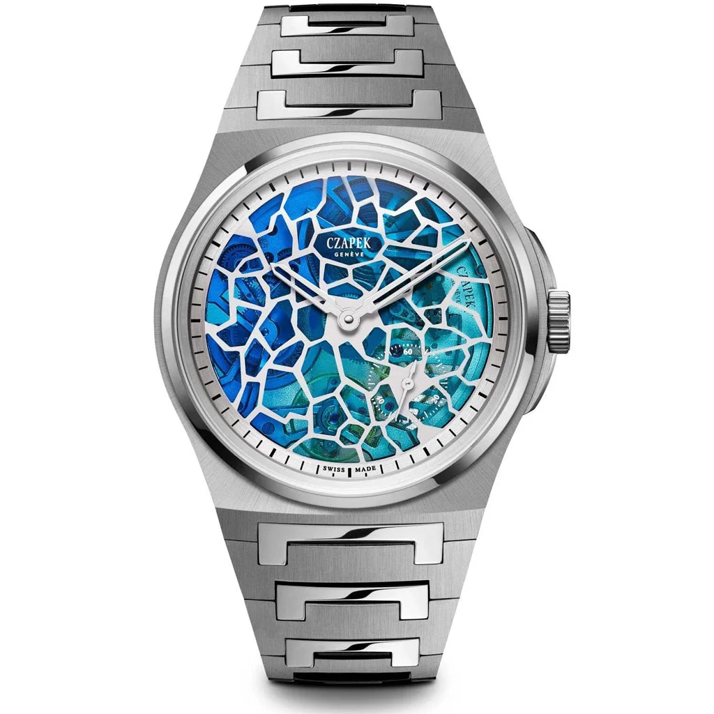 CZAPEK Antarctique Plique-À-Jour Polar Blue 8233 kol saati