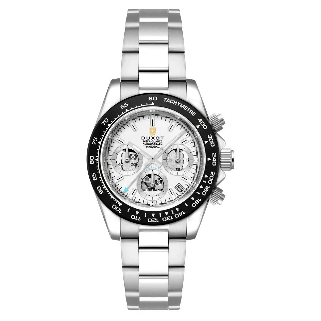 Duxot Accelero Chronograph Skeleton Edition Lunar Black #DX-2065-BB 40 mm kol saati