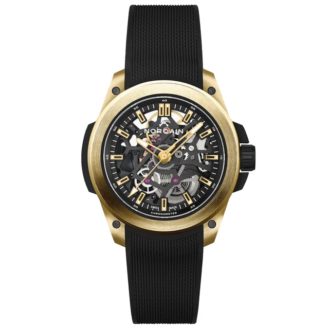 Norqain Wild One Skeleton Yellow Gold Limited Edition 39mm N3001.07G06.B01.R05 kol saati