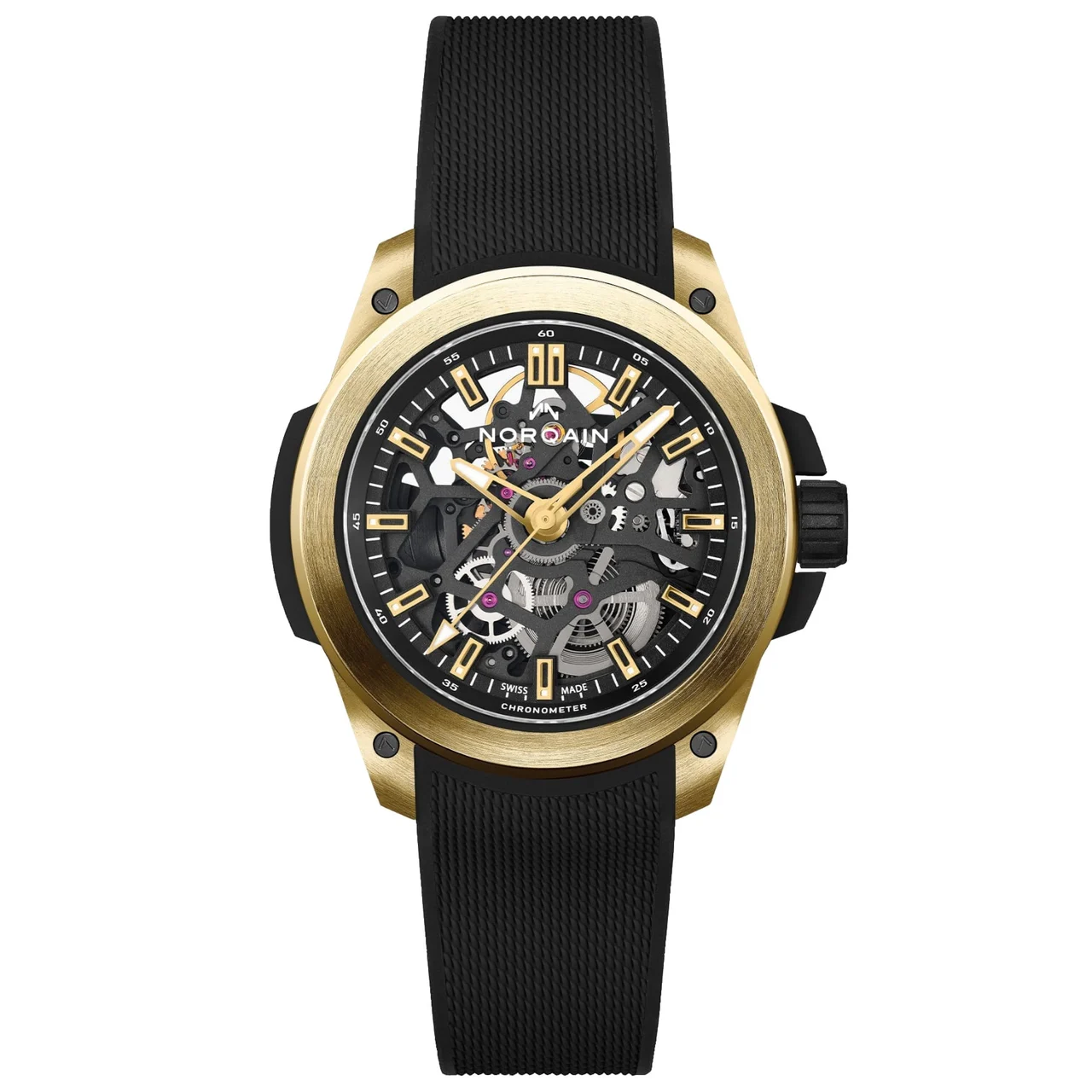 Norqain Wild One Skeleton Yellow Gold Limited Edition 39mm N3001.07G06.B01.R05 39 mm kol saati