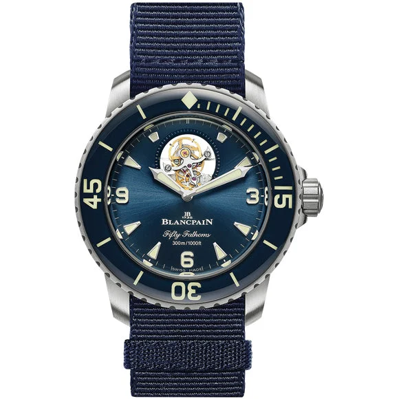 Blancpain Fifty Fathoms Tourbillon 8 Jours 5025 12B40 NAOA 45 mm kol saati