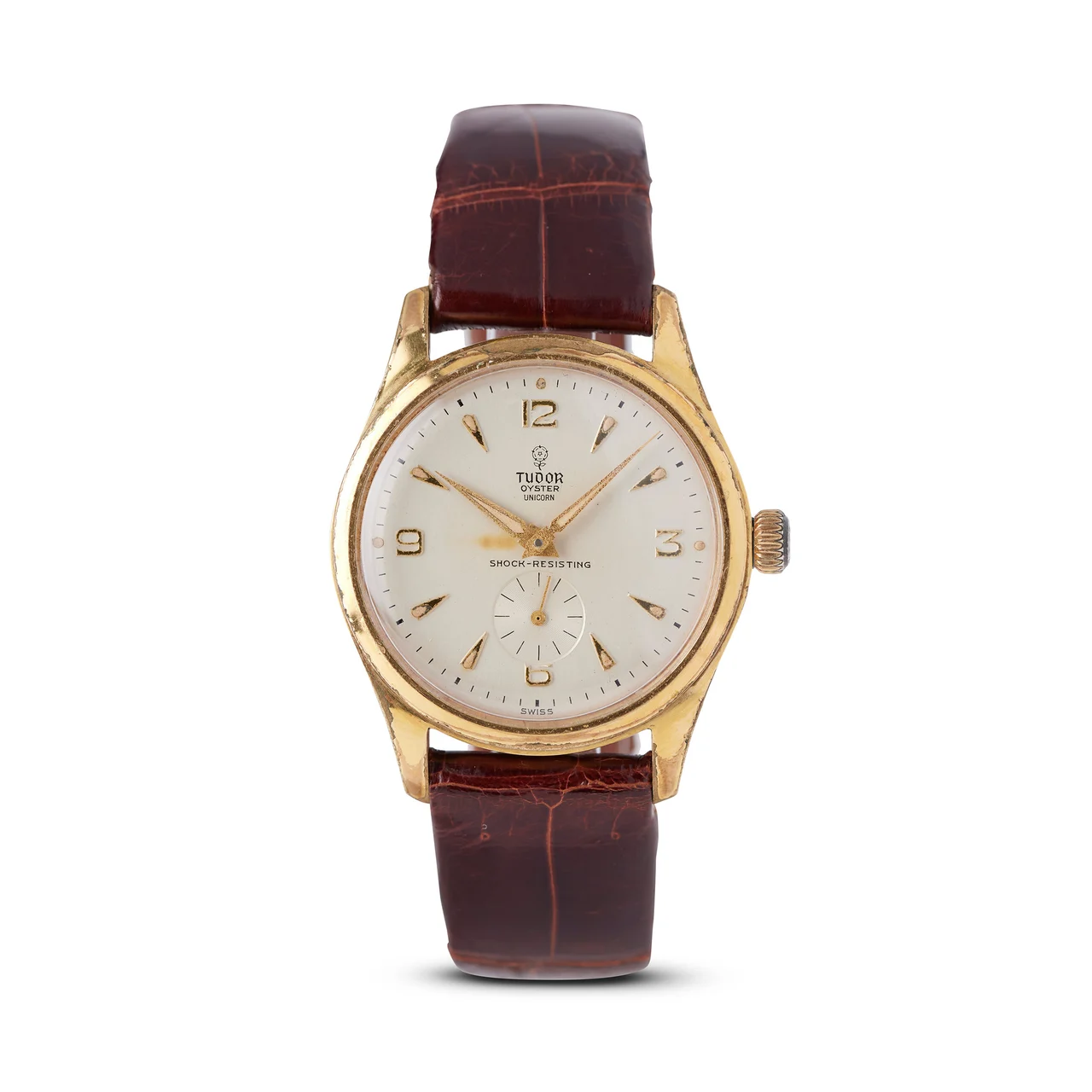 Tudor TUDOR, REF 4463, OYSTER UNICORN, GOLD PLATED & STEEL kol saati
