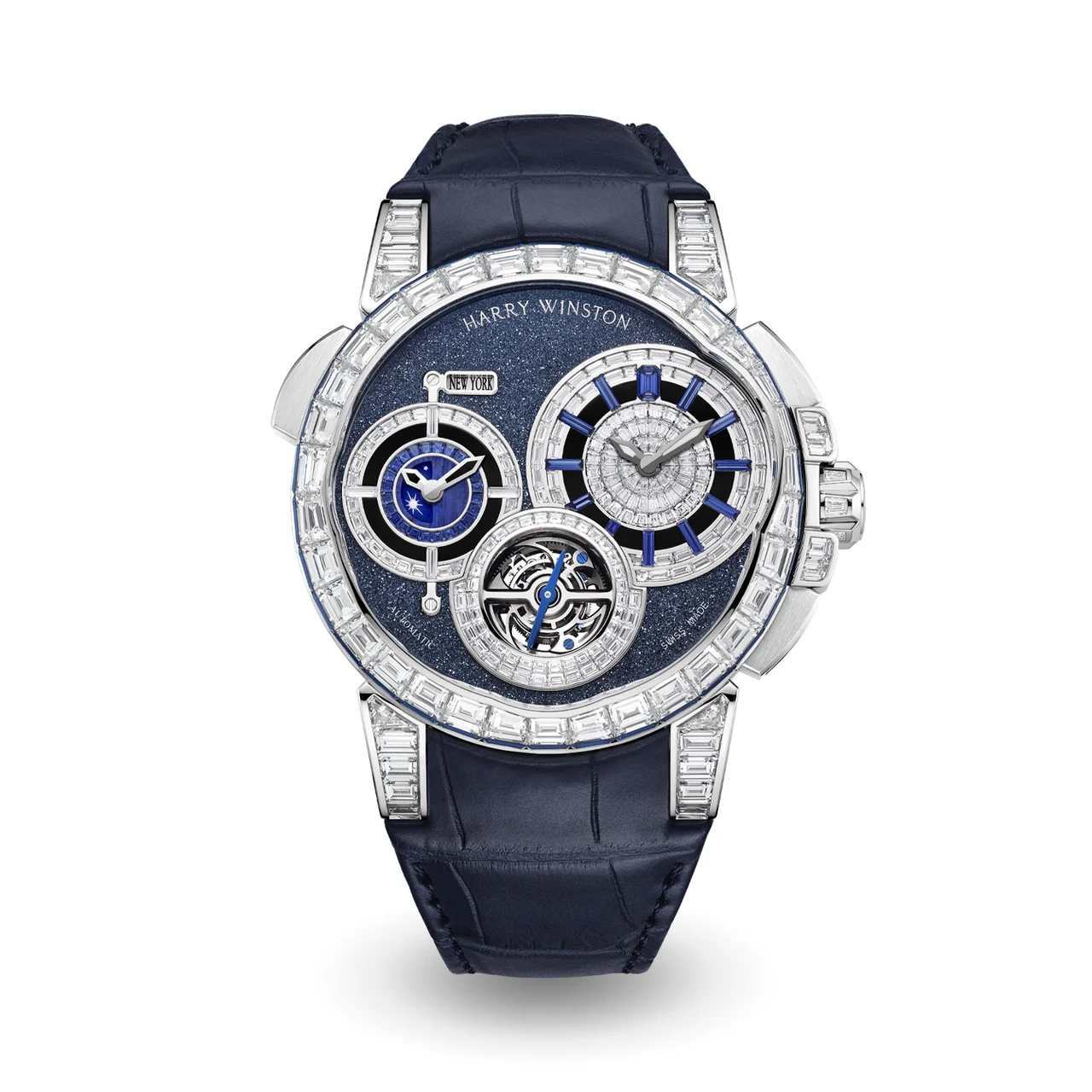 Harry Winston Ocean OCEATG46WW002 46 mm kol saati