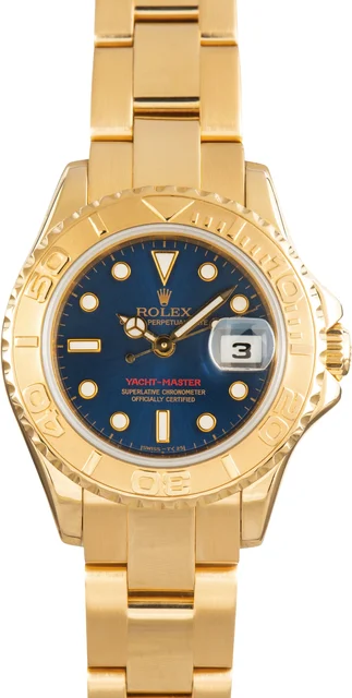 Rolex Yacht-Master 29 Ref 169628 Blue Dial kol saati