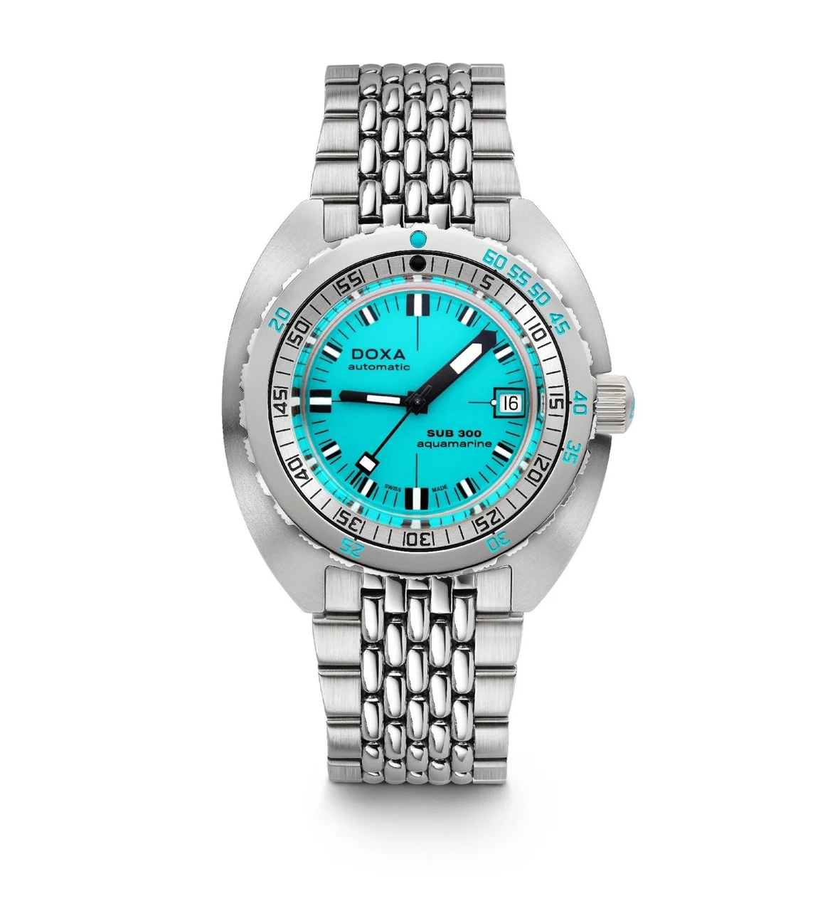Doxa Aquamarine 821.10.241.10 43 mm kol saati