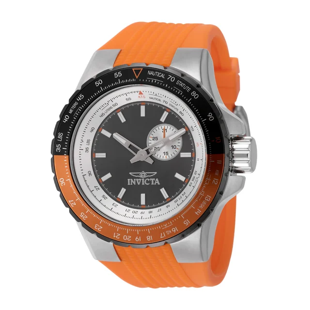 Invicta Aviator Watch - 50mm, Orange (ZG-49721) kol saati
