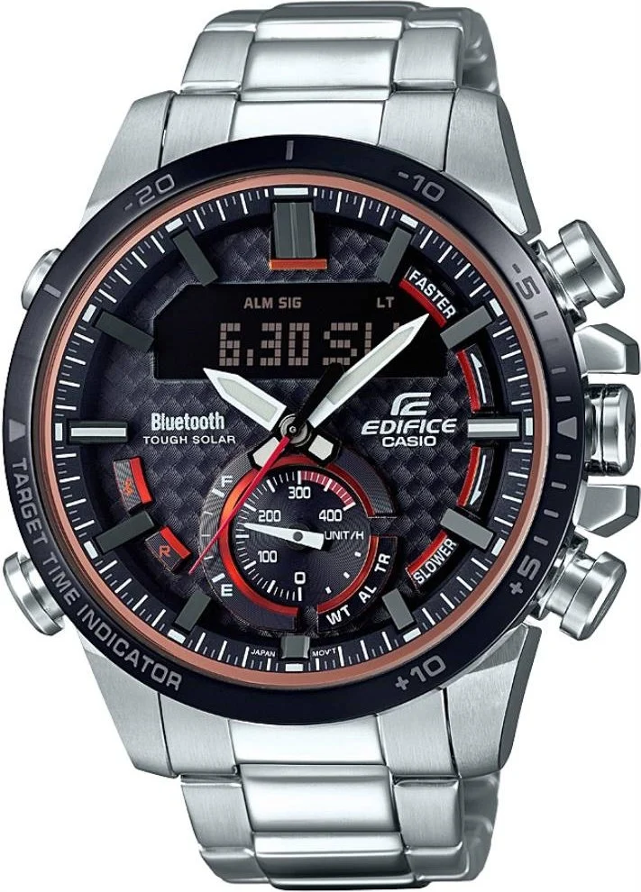 Casio Edifice Akilli Telefon Bağlantili ECB-800DB-1ADR 49.2 mm kol saati
