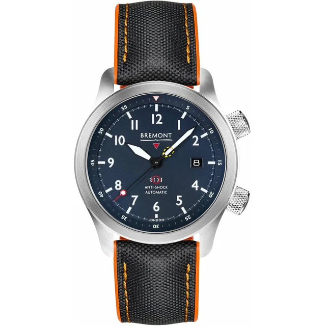 Bremont Martin Baker Blue Orange MBII-BL/ORANGE MBII-SS-BL-C-O-P-11R kol saati
