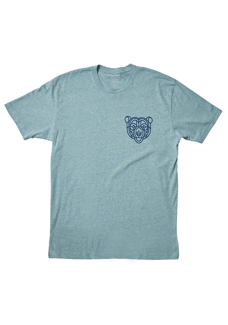 Nixon US Rangel Repreve® T-Shirt - Heather Pacific S2869-3384-02 kol saati