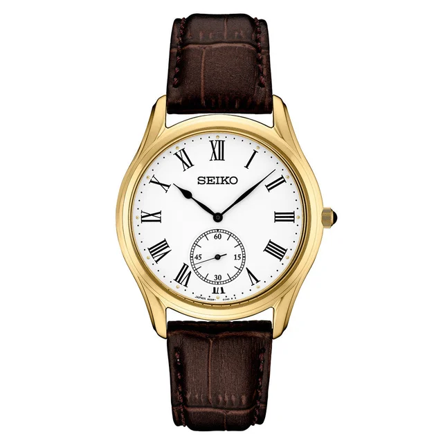 Seiko Essentials 39mm Dress Watch with White Dial #SRK050 kol saati
