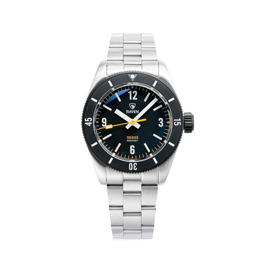 Raven Trekker - Matte Black - Brushed 39 mm kol saati