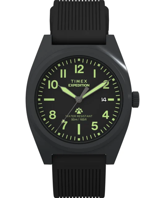 Timex Expedition® Capstone 39mm Silicone Strap Watch TW2Y18100 kol saati