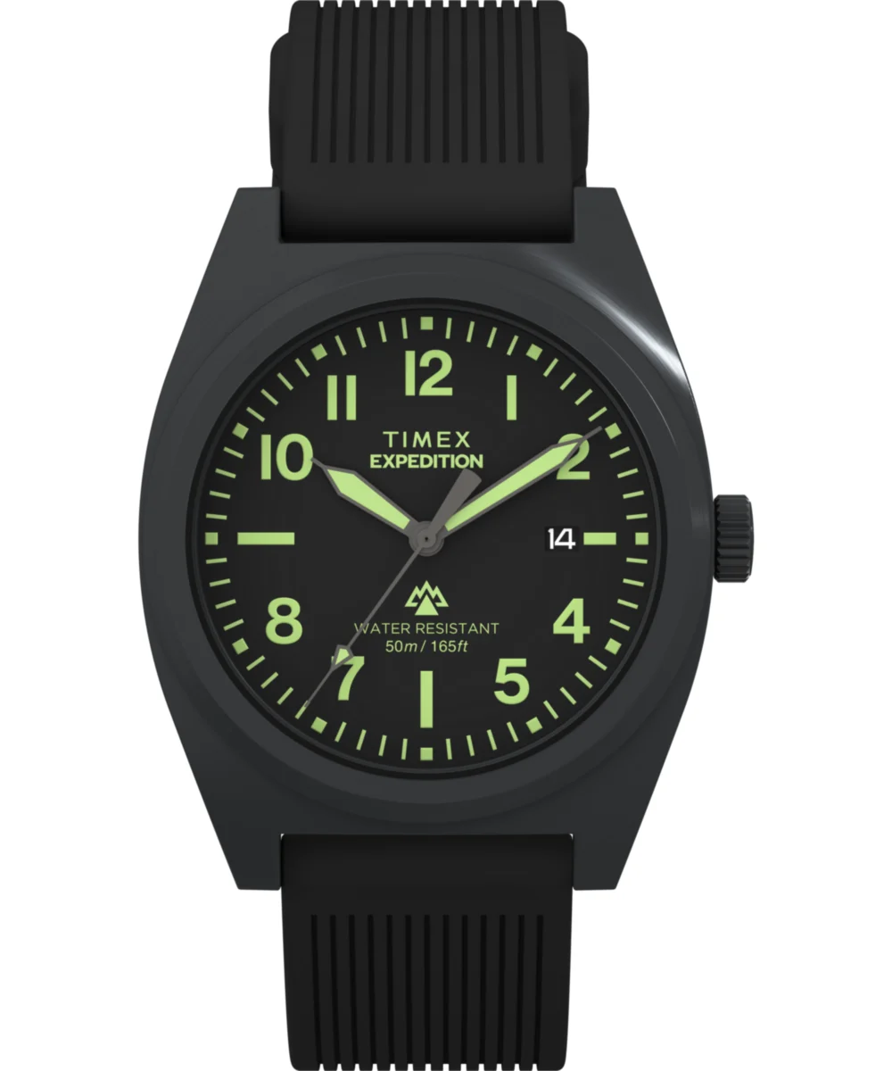 Timex Expedition® Capstone 39mm Silicone Strap Watch TW2Y18100VQ 39 mm kol saati