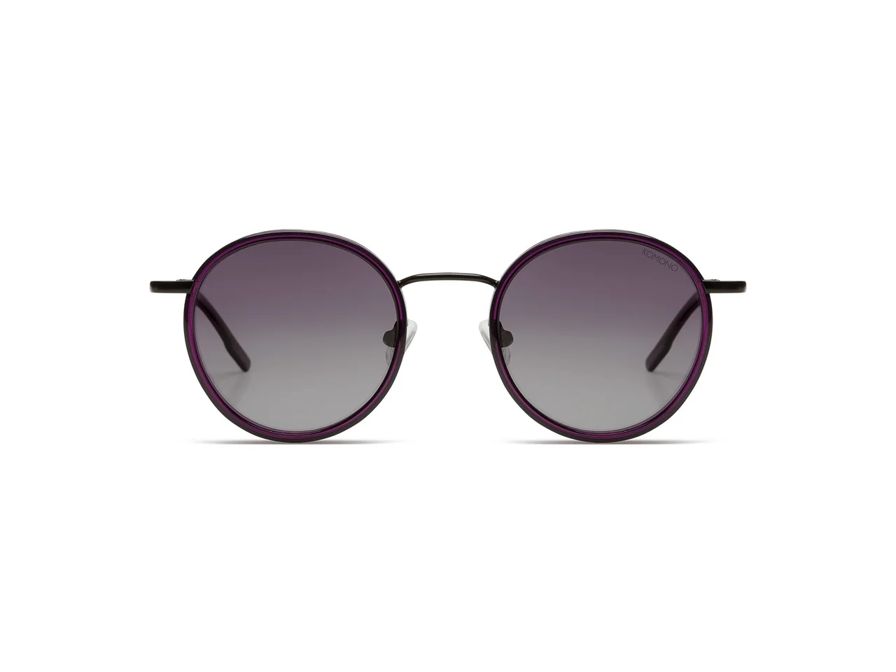 Komono Pete Deep Purple Black Matte KOM-S9657 kol saati