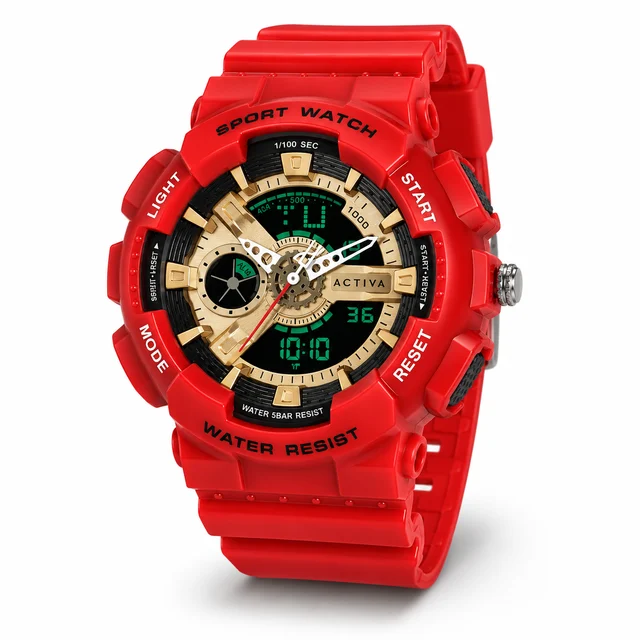 Invicta Activa Pixel X Digital Watch - 50mm. Red (ACW499-004) kol saati