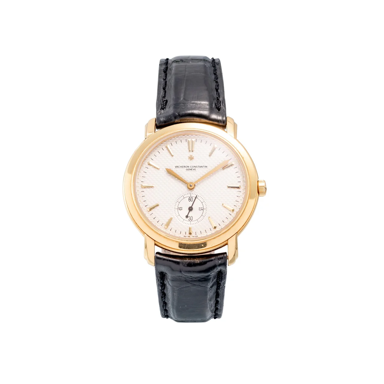 Vacheron Constantin VACHERON CONSTANTIN REF. 81000/000J, SIVER GUILLOCHE (ENGINE-TURNED) DIAL; "MALTE GRANDE CLASSIQUE"; 18K YELLOW GOLD kol saati